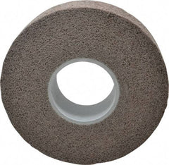 3M - 8" Diam, 2" Face Width, 3" Center Hole, Medium Grade, Aluminum Oxide Deburring Wheel - Convolute, Hard Density 7 Grade, 4,500 RPM - Eagle Tool & Supply