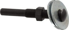 3M - 1/4" Shank Diam Unitized Deburring Wheel Mandrel - Compatible with 2 Inch, 3" Diam x 1/4" Wide x 1/4" Hole Deburring Wheels - Eagle Tool & Supply