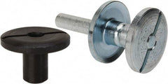 3M - 1/4" Shank Diam Unitized Deburring Wheel Mandrel - Compatible with 2" - 4" Diam x 3/4" Wide x 3/8" Hole Deburring Wheels - Eagle Tool & Supply