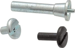 3M - 1/4" Shank Diam Unitized Deburring Wheel Mandrel - Compatible with 1" - 2" Diam x 1/8" Wide x 3/16" Hole Deburring Wheels - Eagle Tool & Supply