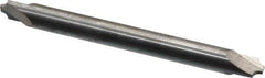Accupro - 0.055" Radius, 3/16" Mill Diam, 2 Flute Solid Carbide Corner Rounding End Mill - Double End, Uncoated, 2" OAL, 3/16" Shank Diam - Eagle Tool & Supply