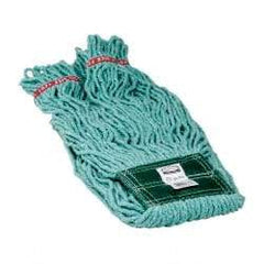 Rubbermaid - 5" Green Head Band, Medium Blended Fiber Loop End Mop Head - 4 Ply, Use for General Purpose - Eagle Tool & Supply