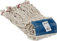 Rubbermaid - 5" Blue Head Band, X-Large Blended Fiber Loop End Mop Head - 4 Ply, Use for General Purpose - Eagle Tool & Supply