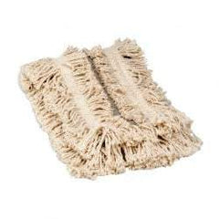 Rubbermaid - 48" Long x 5" Wide Yarn Blend Dust Mop Head - Envelope Connection, White - Eagle Tool & Supply