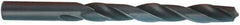 Chicago-Latrobe - #7 135° High Speed Steel Jobber Drill - TiCN Finish, Right Hand Cut, Spiral Flute, Straight Shank, 3-5/8" OAL, Split Point - Eagle Tool & Supply
