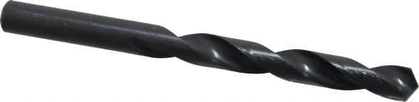 Interstate - 13/32" 118° High Speed Steel Jobber Drill - Oxide Finish, Right Hand Cut, Spiral Flute, Straight Shank, 5-1/4" OAL, Standard Point - Eagle Tool & Supply