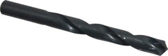 Interstate - 21/32" 118° High Speed Steel Jobber Drill - Oxide Finish, Right Hand Cut, Spiral Flute, Straight Shank, 7-1/8" OAL, Standard Point - Eagle Tool & Supply