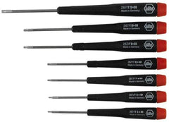 Wiha - 7 Piece T5 to T15 Micro Handle Torx Driver Set - T5, T6, T7, T8, T9, T10, T15 - Eagle Tool & Supply