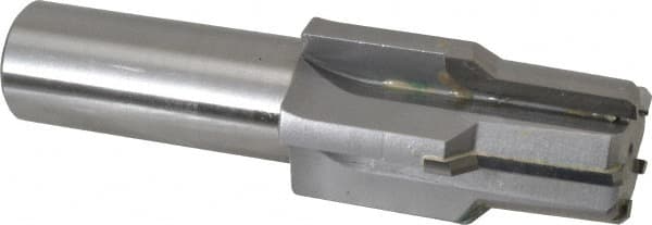 Scientific Cutting Tools - 1.173" Diam, 1.107" Small End Diam, 1" Straight Shank, 2.56" Flute, Taper Pipe Reamer - Eagle Tool & Supply