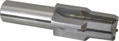 Scientific Cutting Tools - 1.173" Diam, 1.107" Small End Diam, 1" Straight Shank, 2.56" Flute, Taper Pipe Reamer - Eagle Tool & Supply