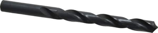 Interstate - Letter Y 118° High Speed Steel Jobber Drill - Oxide Finish, Right Hand Cut, Spiral Flute, Straight Shank, 5-1/4" OAL, Standard Point - Eagle Tool & Supply