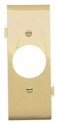 Pass & Seymour - 1 Gang, 4.9062 Inch Long x 1-13/16 Inch Wide, Sectional Wall Plate - Single Outlet Center Panel, Ivory, Nylon - Eagle Tool & Supply