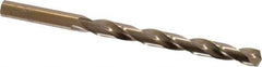 Interstate - 9/32" 135° Cobalt Jobber Drill - Bright Finish, Right Hand Cut, Spiral Flute, 4-1/4" OAL, Split Point - Eagle Tool & Supply
