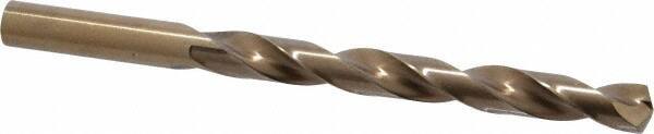 Interstate - 23/64" 135° Cobalt Jobber Drill - Bright Finish, Right Hand Cut, Spiral Flute, 4-7/8" OAL, Split Point - Eagle Tool & Supply