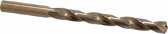 Interstate - 23/64" 135° Cobalt Jobber Drill - Bright Finish, Right Hand Cut, Spiral Flute, 4-7/8" OAL, Split Point - Eagle Tool & Supply