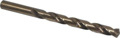 Interstate - 13/32" 135° Cobalt Jobber Drill - Bright Finish, Right Hand Cut, Spiral Flute, 5-1/4" OAL, Split Point - Eagle Tool & Supply