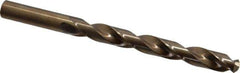 Interstate - 27/64" 135° Cobalt Jobber Drill - Bright Finish, Right Hand Cut, Spiral Flute, 5-3/8" OAL, Split Point - Eagle Tool & Supply