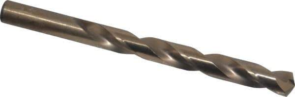 Interstate - 15/32" 135° Cobalt Jobber Drill - Bright Finish, Right Hand Cut, Spiral Flute, 5-3/4" OAL, Split Point - Eagle Tool & Supply