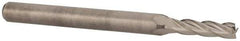Value Collection - 3/32", 3/8" LOC, 1/8" Shank Diam, 1-1/2" OAL, 4 Flute, Solid Carbide Square End Mill - Single End, Uncoated, Spiral Flute, 30° Helix, Centercutting, Right Hand Cut, Right Hand Flute - Eagle Tool & Supply