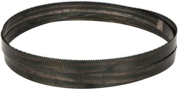 Disston - 14 TPI, 5' Long x 1/2" Wide x 0.025" Thick, Welded Band Saw Blade - Carbon Steel, Toothed Edge, Raker Tooth Set, Hard Back, Contour Cutting - Eagle Tool & Supply