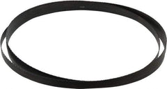 Disston - 14 TPI, 7' 5" Long x 1/2" Wide x 0.025" Thick, Welded Band Saw Blade - Carbon Steel, Toothed Edge, Raker Tooth Set, Hard Back, Contour Cutting - Eagle Tool & Supply