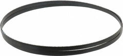 Disston - 10 TPI, 7' 9-1/2" Long x 3/8" Wide x 0.025" Thick, Welded Band Saw Blade - Carbon Steel, Toothed Edge, Raker Tooth Set, Hard Back, Contour Cutting - Eagle Tool & Supply