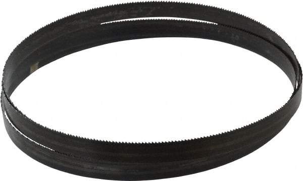 Disston - 10 TPI, 8' Long x 3/4" Wide x 0.032" Thick, Welded Band Saw Blade - Carbon Steel, Toothed Edge, Raker Tooth Set, Hard Back, Contour Cutting - Eagle Tool & Supply