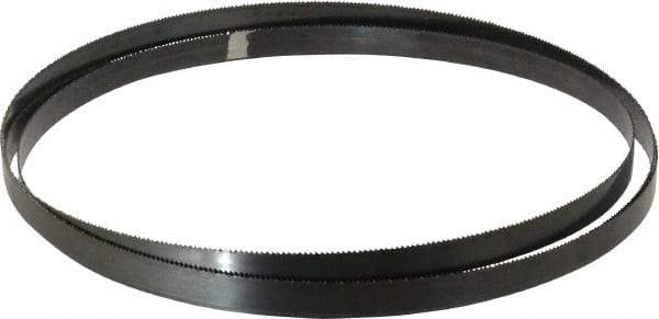 Disston - 10 TPI, 10' 10-1/2" Long x 3/4" Wide x 0.032" Thick, Welded Band Saw Blade - Carbon Steel, Toothed Edge, Raker Tooth Set, Hard Back, Contour Cutting - Eagle Tool & Supply