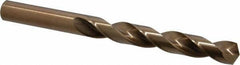 Interstate - 16mm 135° Cobalt Jobber Drill - Bright Finish, Right Hand Cut, 178mm OAL, Split Point - Eagle Tool & Supply