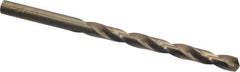 Interstate - Letter C 135° Cobalt Jobber Drill - Bright Finish, Right Hand Cut, Spiral Flute, 4" OAL, Split Point - Eagle Tool & Supply