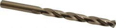Interstate - Letter O 135° Cobalt Jobber Drill - Bright Finish, Right Hand Cut, Spiral Flute, 4-1/2" OAL, Split Point - Eagle Tool & Supply
