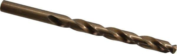 Interstate - Letter Q 135° Cobalt Jobber Drill - Bright Finish, Right Hand Cut, Spiral Flute, 4-3/4" OAL, Split Point - Eagle Tool & Supply