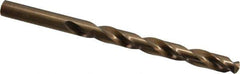 Interstate - Letter Q 135° Cobalt Jobber Drill - Bright Finish, Right Hand Cut, Spiral Flute, 4-3/4" OAL, Split Point - Eagle Tool & Supply