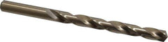 Interstate - Letter S 135° Cobalt Jobber Drill - Bright Finish, Right Hand Cut, Spiral Flute, 4-7/8" OAL, Split Point - Eagle Tool & Supply