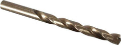 Interstate - Letter Y 135° Cobalt Jobber Drill - Bright Finish, Right Hand Cut, Spiral Flute, 5-1/4" OAL, Split Point - Eagle Tool & Supply