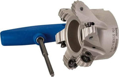 Iscar - 2.37" Cut Diam, 0.315" Max Depth, 1" Arbor Hole, 6 Inserts, RC.. 1607 Insert Style, Indexable Copy Face Mill - FRW Cutter Style, 1-3/4 High, Series MillShred - Eagle Tool & Supply