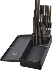 Alvord Polk - 1/16" to 1/2", Chucking Reamer Set - Straight Flute, Right Hand Cut, 29 Pieces - Eagle Tool & Supply