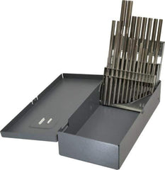 Alvord Polk - 1/16" to 3/8", Chucking Reamer Set - Straight Flute, Right Hand Cut, 21 Pieces - Eagle Tool & Supply