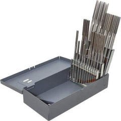 Alvord Polk - 1mm to 13mm, Chucking Reamer Set - Straight Flute, Right Hand Cut, 25 Pieces - Eagle Tool & Supply