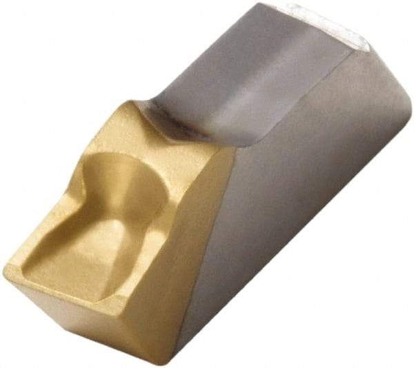 Seco - 150.1016 16 CP600 Grade, 0.098" Cutting Width, Carbide Cutoff Insert - 6° Right Hand Lead Angle, 0.007" Cnr Rad, TiAlN/TiN Coated, Single End - Eagle Tool & Supply