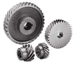 Boston Gear - 20 Pitch, 1-1/2" Pitch Diam, 1.571" OD, 30 Tooth Helical Gear - 3/8" Face Width, 3/4" Bore Diam, 14.5° Pressure Angle, Steel - Eagle Tool & Supply