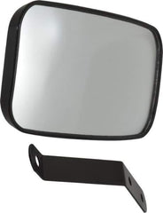 PRO-SAFE - Indoor & Outdoor Rectangular Vehicle/Utility Safety, Traffic & Inspection Mirrors - Glass Lens, 4" High - Eagle Tool & Supply