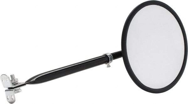 PRO-SAFE - Outdoor Round Vehicle/Utility Safety, Traffic & Inspection Mirrors - Glass Lens, 8" Diam - Eagle Tool & Supply
