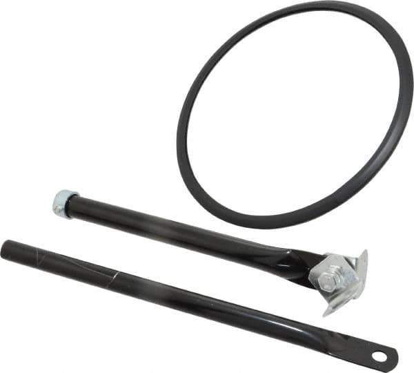 PRO-SAFE - Outdoor Round Vehicle/Utility Safety, Traffic & Inspection Mirrors - Acrylic Lens, 8" Diam - Eagle Tool & Supply
