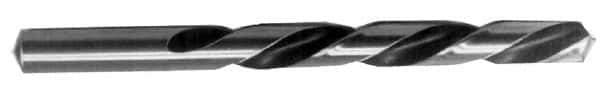 Chicago-Latrobe - #58 118° High Speed Steel Jobber Drill - Bright Finish, Left Hand Cut, Spiral Flute, Straight Shank, 1-5/8" OAL, Standard Point - Eagle Tool & Supply