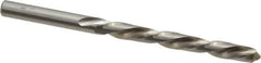 Made in USA - 17/64" 118° High Speed Steel Jobber Drill - Bright Finish, Left Hand Cut, Spiral Flute, Straight Shank, 4-1/8" OAL, Standard Point - Eagle Tool & Supply