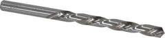 Made in USA - 5/16" 118° High Speed Steel Jobber Drill - Bright Finish, Left Hand Cut, Spiral Flute, Straight Shank, 4-1/2" OAL, Standard Point - Eagle Tool & Supply