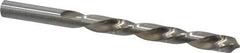 Made in USA - 11/32" 118° High Speed Steel Jobber Drill - Bright Finish, Left Hand Cut, Spiral Flute, Straight Shank, 4-3/4" OAL, Standard Point - Eagle Tool & Supply