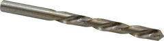 Made in USA - 23/64" 118° High Speed Steel Jobber Drill - Bright Finish, Left Hand Cut, Spiral Flute, Straight Shank, 4-7/8" OAL, Standard Point - Eagle Tool & Supply