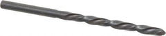 Made in USA - #4 118° High Speed Steel Jobber Drill - Bright Finish, Left Hand Cut, Spiral Flute, Straight Shank, 3-3/4" OAL, Standard Point - Eagle Tool & Supply